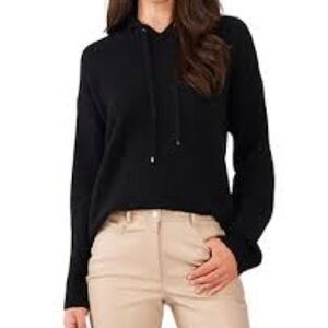 Vince‎ Camuto Women's Black Hoodie